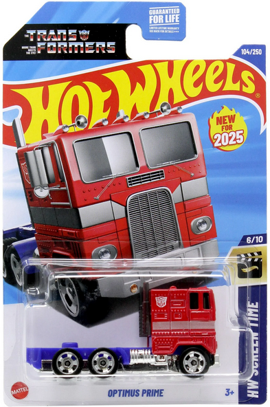 Hot Wheels Optimus Prime 27/250 HW Screen Time 1/10 1:64 Scale