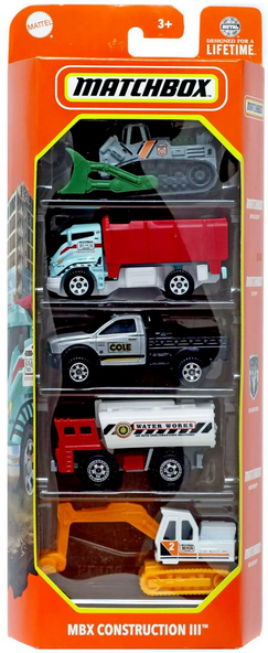 Matchbox No.2 MBX Construction III - 5 Pack