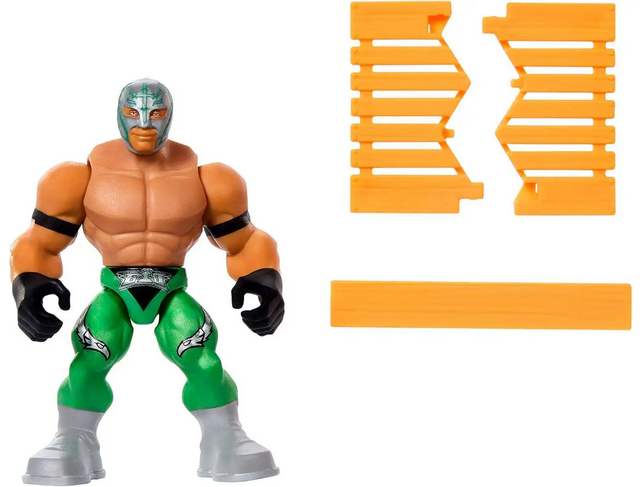 WWE Wrestling Knuckle Crunchers Rey Mysterio Action Figure