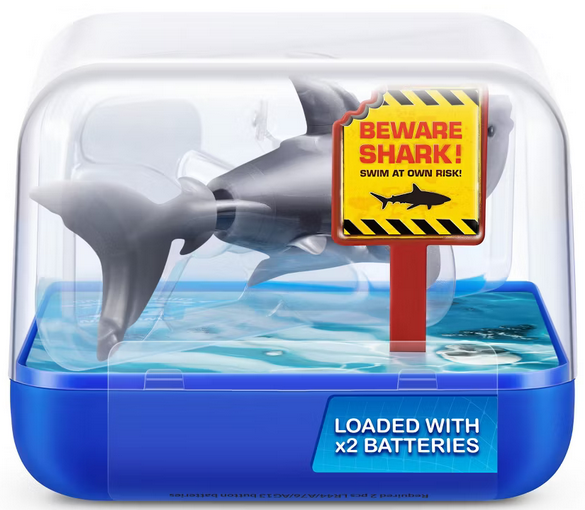 Robo Alive Robotic Swimming Shark Grey