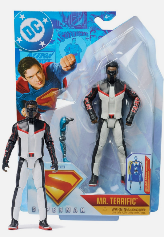 DC Comics Superman Mr. Terrific 6" with Robot Build-A-Figure