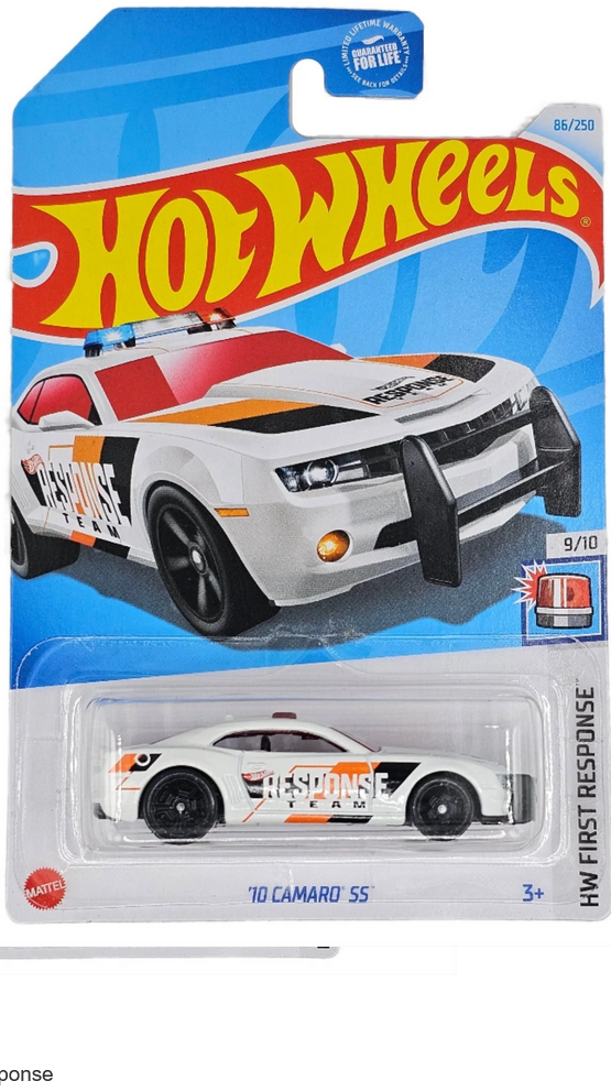 Hot Wheels '10 Camaro SS White 86/250 HW First Response 9/10