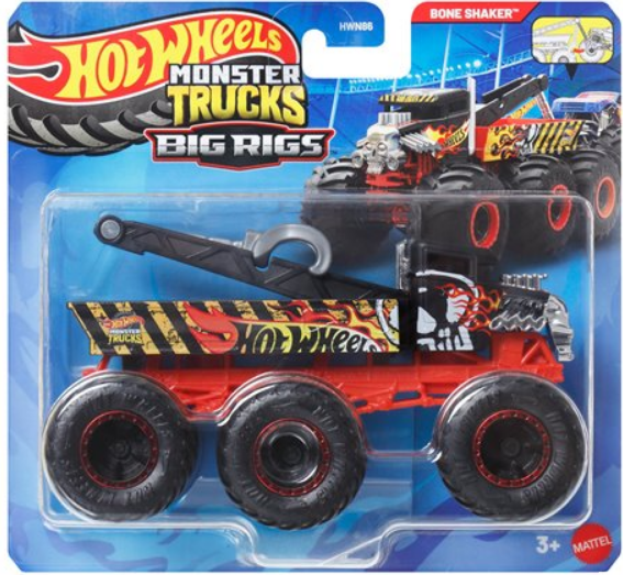Hot Wheels Monster Trucks Big Rigs Bone Shaker