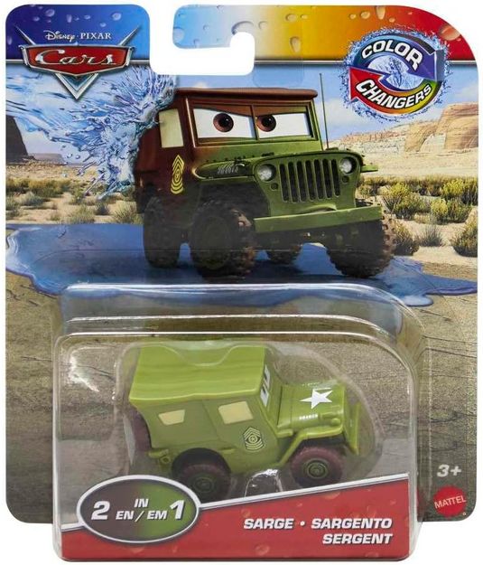 Disney Cars Toys Color Changers Sarge