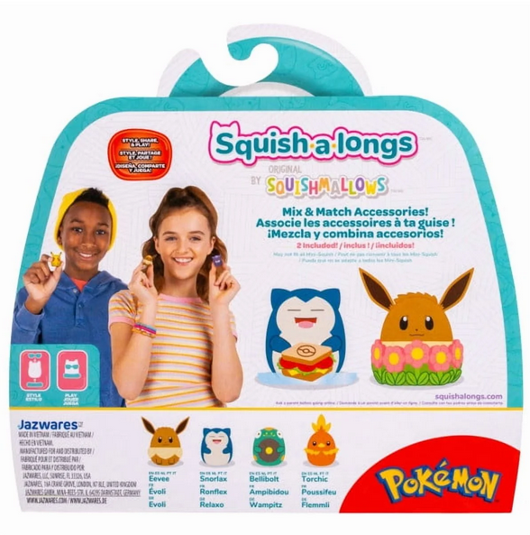 Squish-a-longs Pokémon Mini-Squish 4-Pack (Eevee)
