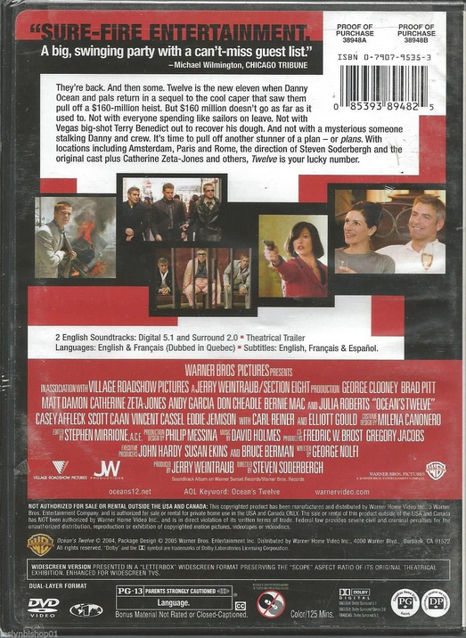 Ocean's Twelve (Widescreen Edition)