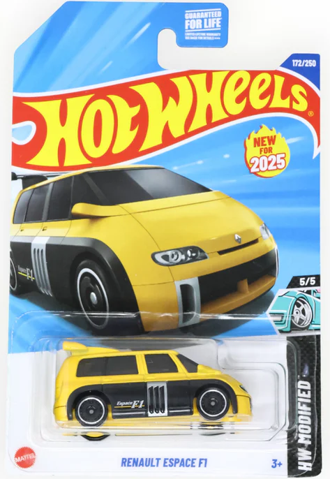 Hot Wheels Ylw Renault Espace F1 HW Modified 5/5