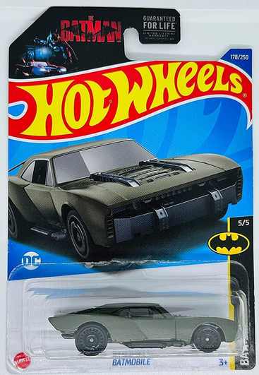 Hot Wheels Batmobile The Batman Matte Green 178/250 Batman 5/5