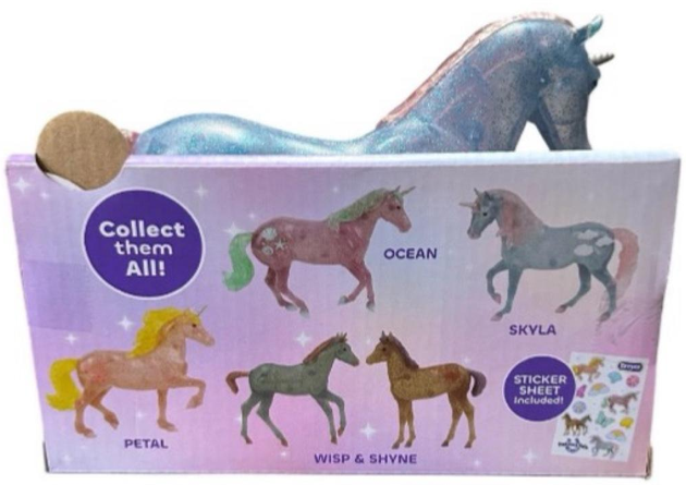 Breyer Paddock Pals Skyla Collectible Unicorn Figure w/ Sticker Sheet