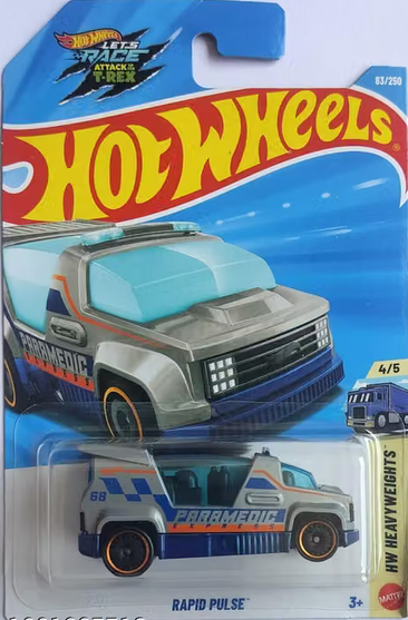 Hot Wheels Rapid Pulse Paramedic 83/250 HW Heavyweights 4/5 Diecast Car
