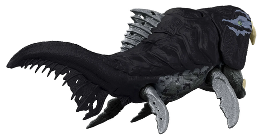 Jurassic World Strike Attack Dunkleosteus Dinosaur Figure, Chomp Action, Posable & Digital Play