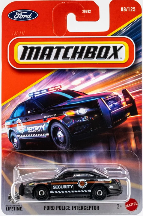 Matchbox Ford Police Interceptor (Security) 88/125