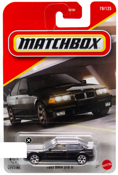 Matchbox 1995 BMW 318 Ti Black 79/125 Power Grabs New 2026