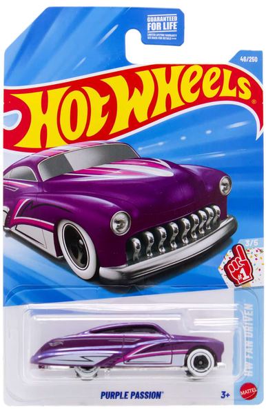 Hot Wheels Purple Passion Purple 46/250 HW Fan Driven 3/5