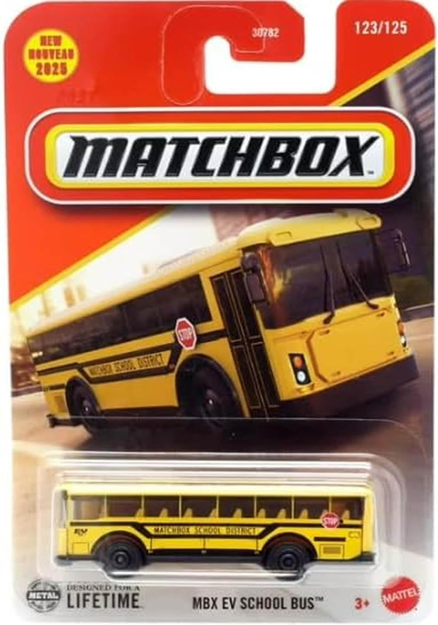 Matchbox MBX EV School Bus Yellow 123/125