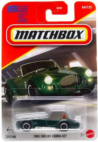 Matchbox 1965 Shelby Cobra 427 Green 64/125