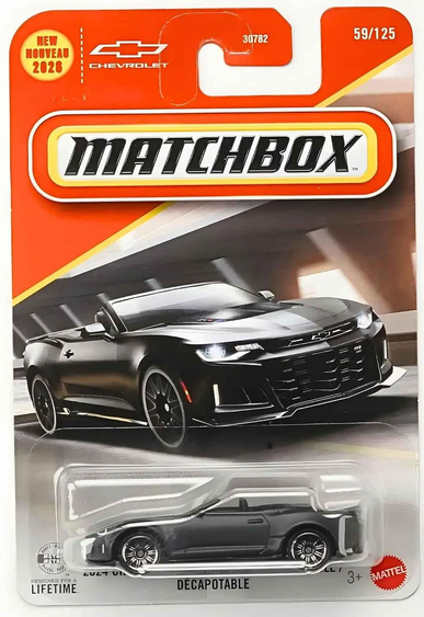 Matchbox 2024 Chevy Camaro ZL1 Convertible Black 59/125