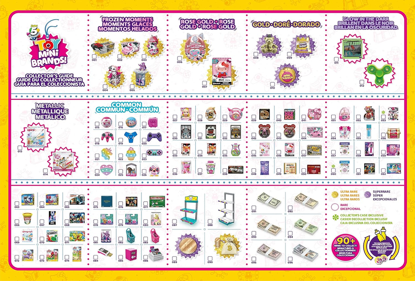 ZURU Mini Brands Collector's Case Series 3 - 30 Mini Brand Collectibles with 5 Mystery Minis