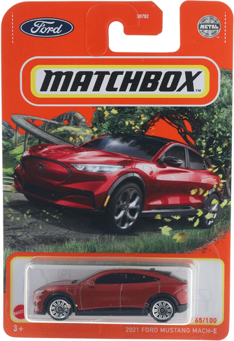 Matchbox 2021 Ford Mustang MACH-E Red 65/100
