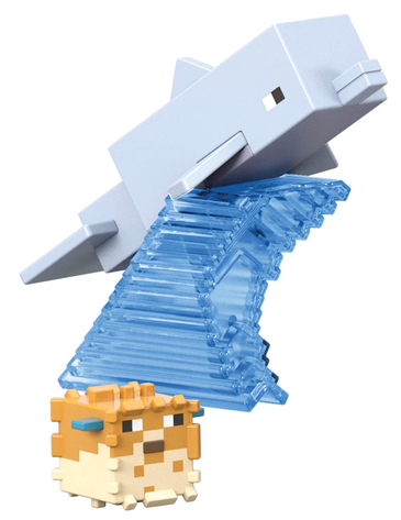 Minecraft Dolphin Action Figure & Accessories Set, 3.25-inch