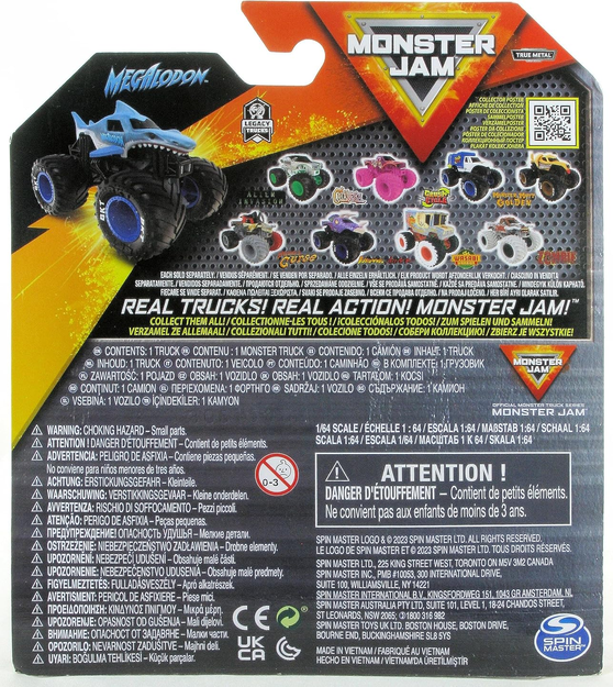 Monster Jam Megalodon Series 31 Legacy Trucks 1:64 Scale