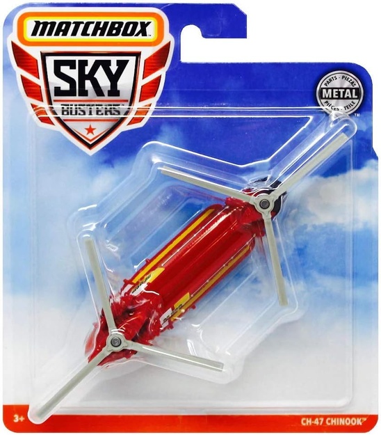 Matchbox CH-47 Chinook Skybusters Diecast Helicopter 1:64 Scale