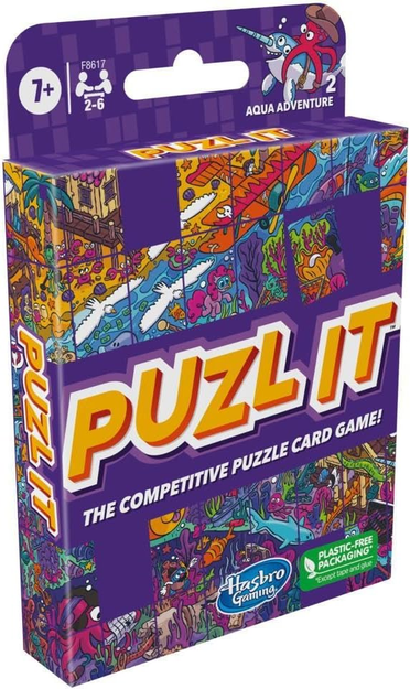 Puzl It Game: Aqua Adventure, The Competitive Puzzle Card Game, Family Games for Ages 7+