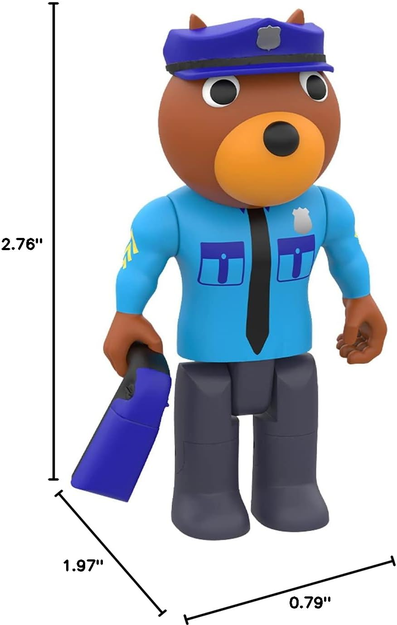 PIGGY - Officer Doggy Series 2 3.5" Action Figure (Includes DLC Items)