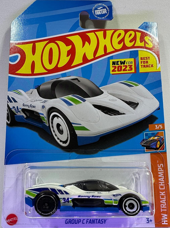 Hot Wheels Group C Fantasy 89/250 HW Track Champs 3/5