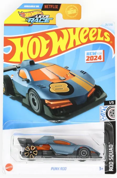 Hot Wheels Punk Rod Gray/Orange 26/250 Rod Squad 1/5