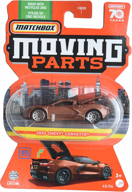 Matchbox 2020 Chevy Corvette, Moving Parts 43/54