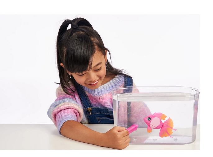 Little Live Pets, Lil' Dippers: Marina Ballerina, Interactive Pink Fish, Ages 5+