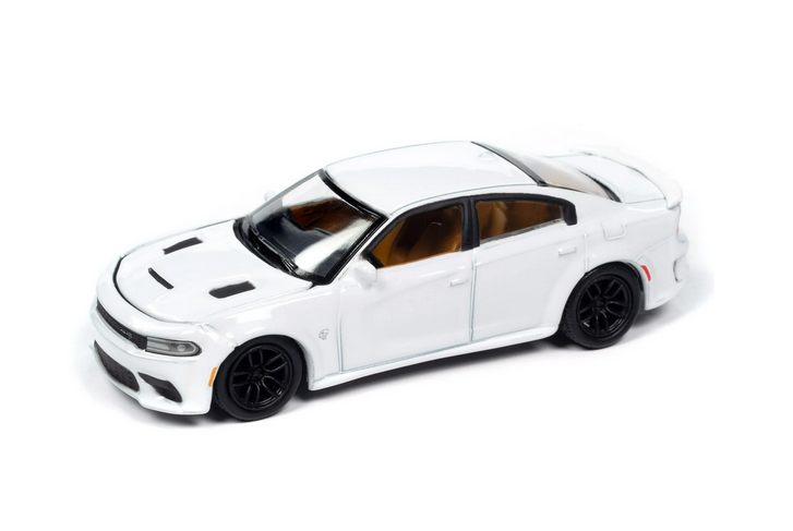 Auto World 1/64 2021 Dodge Charger SRT Hellcat Redeye, White Knuckle, Modern Muscle Series