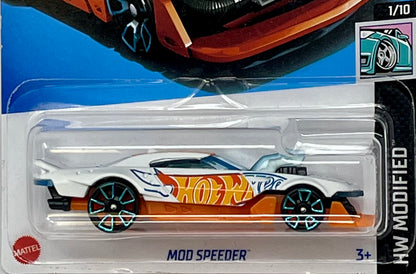 Hot Wheels Let’s Race Mod Speeder Orange & White 10/250 HW Modified 1/10