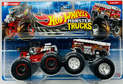 Hot Wheels Monster Trucks Bone Shaker vs 5 Alarm 1:64 Scale