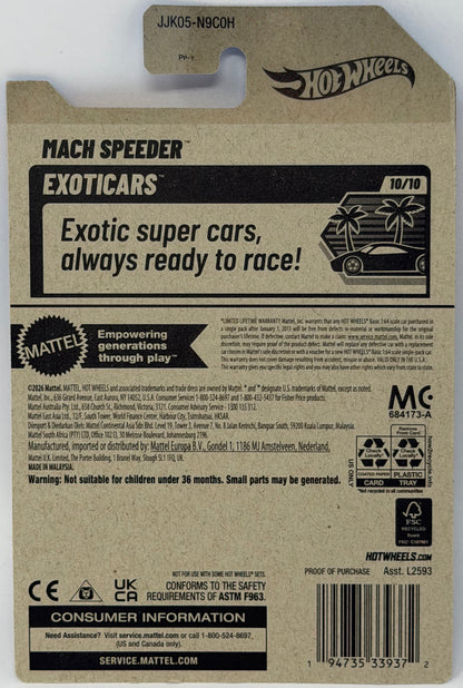 Hot Wheels Mach Speeder 158/250 Exoticars 10/10