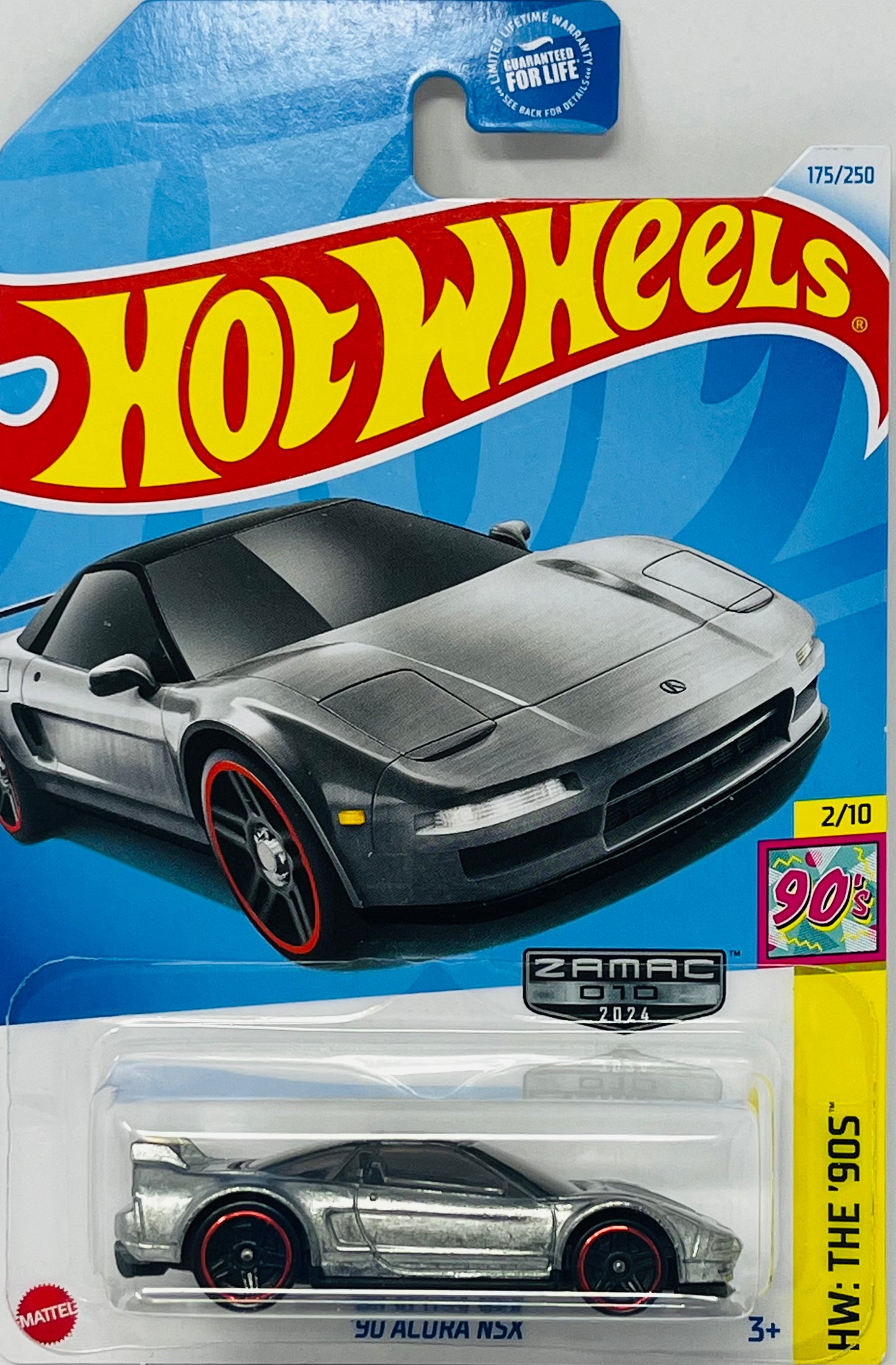 Hot Wheels Zamac'90 Acura NSX 175/250 HW: The '90s