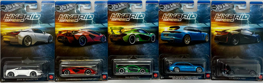 Hot Wheels Silver Series Hybrid Speed #1-5 Set of 5