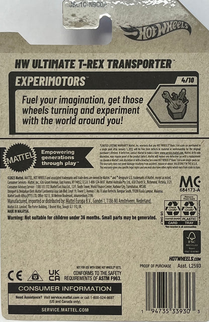 Hot Wheels HW Ultimate T-Rex Transporter (Orange)156/250 Experimotors 4/10