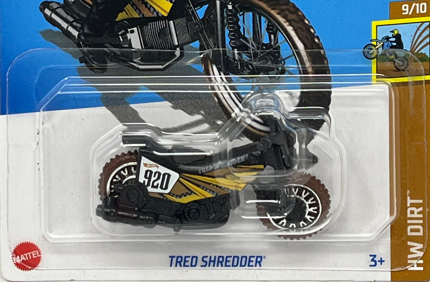 Hot Wheels Let’s Race Tred Shredder Black & Gold 234/250 HW Dirt 9/10