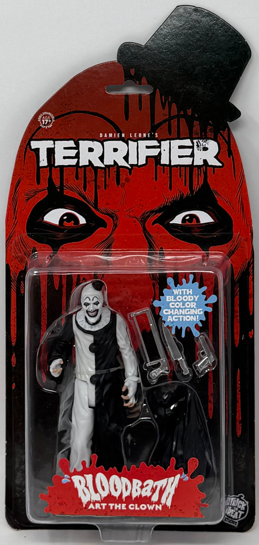 Trick Or Treat Studios Terrifier Art The Clown Blood Bath Action Figure 5 Inches