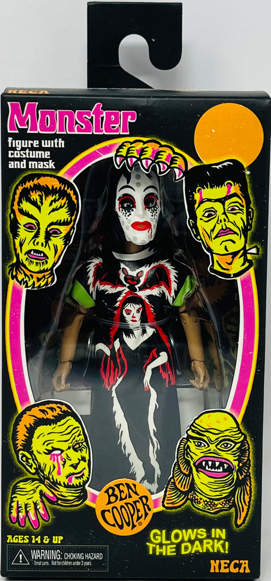 Monster Figures Ben Cooper - Vampire Girl Costume Kids Glow-in-the-Dark 6" Action Figure