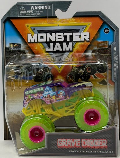 Monster Jam Grave Digger Die-Cast 1:64 Scale Monster Truck Series 35