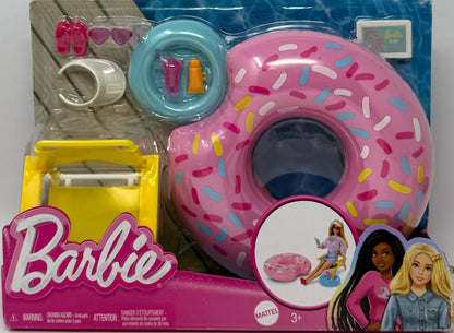 Barbie Poolside Playset With Donut Float