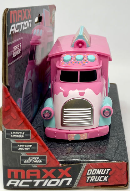 Maxx Action Lights & Sounds Donut Truck with Friction Motor