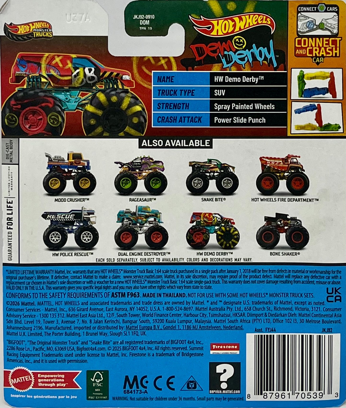 Hot Wheels Monster Trucks Live Demo Derby 3/8