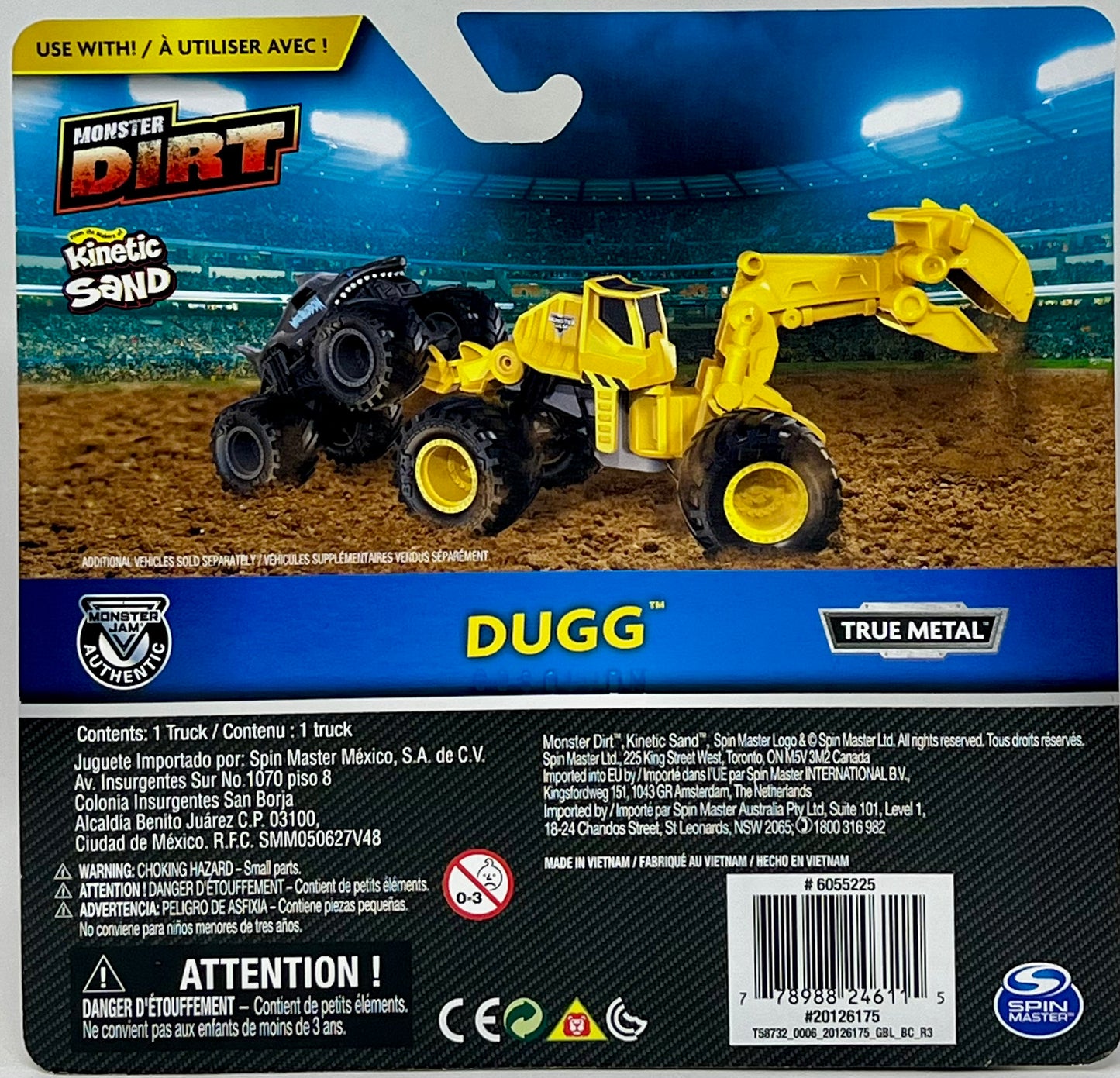 Monster Jam Dirt Squad Dugg Diecast Car [Yellow]