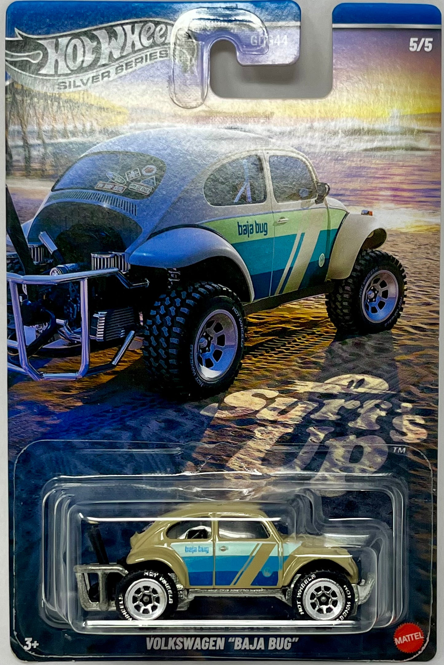 Hot Wheels Silver Series Volkswagen "Baja Bug" 5/5 1:64 scale
