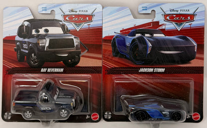 Disney Pixar Cars Jackson Storm & Rev Reverham #2.0 IGNTR Crew Chief Diecast