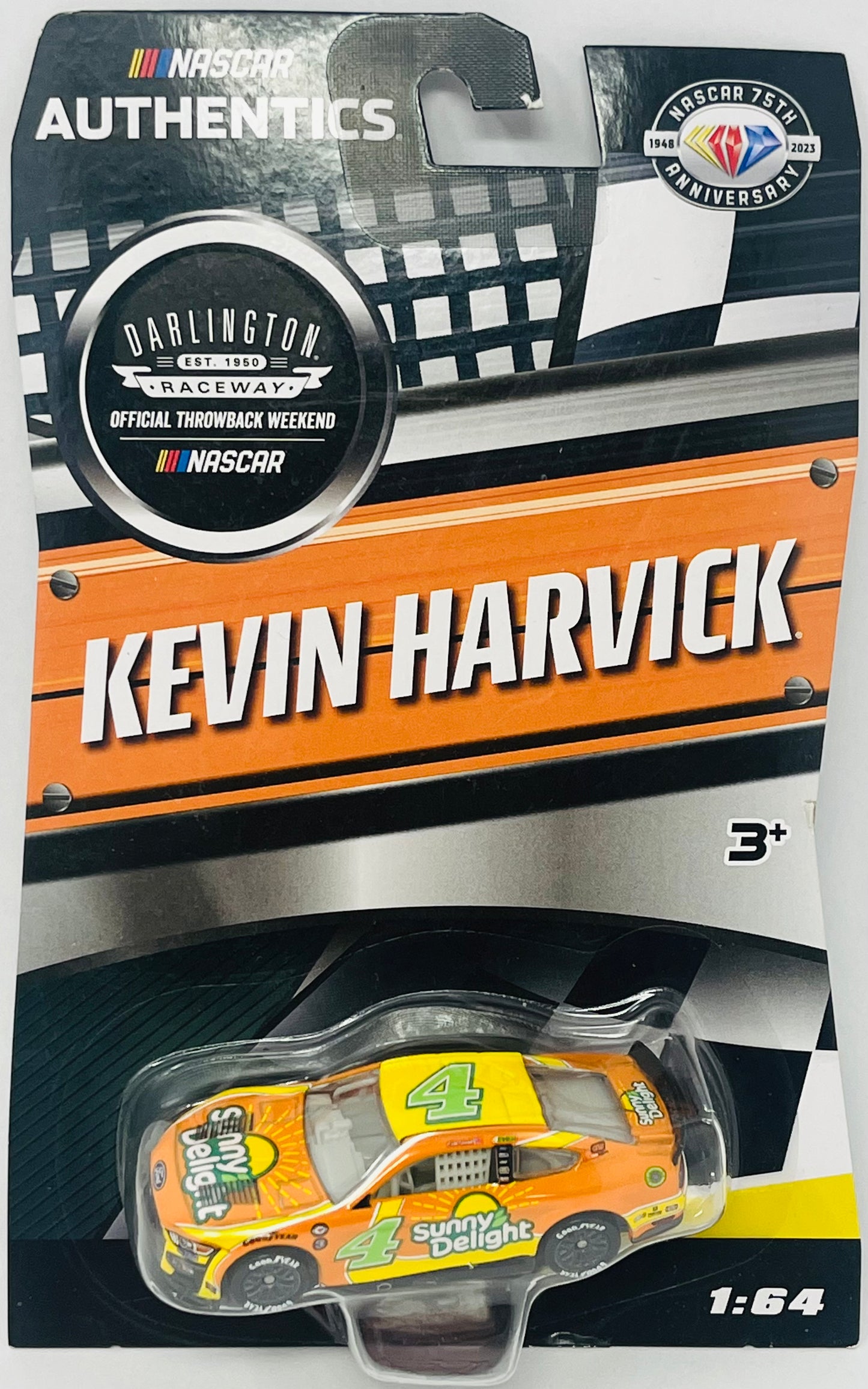 Kevin Harvick #4 Sunny Delight 1:64 Nascar Lionel Darlington Throwback